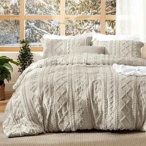 Elegant Tufted Boho Oversized King Comforter  Set